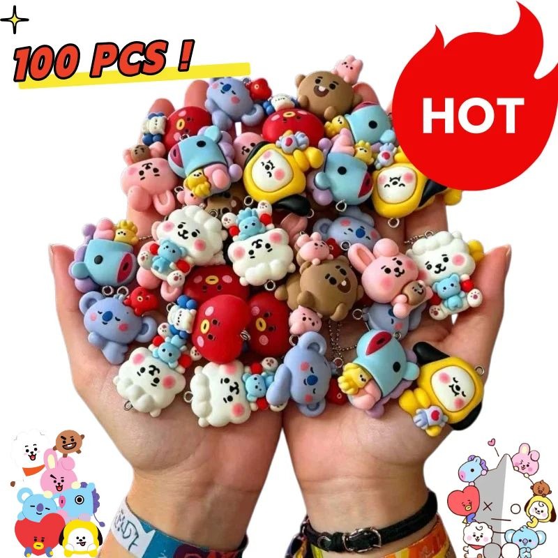 Pet Supplies Warehouse - 10 قطع من الحلي الراتنجية اللطيفة