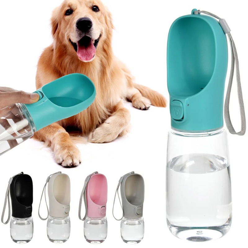 Pet Supplies Co - زجاجة ماء محمولة للحيوانات الأليفة للكلاب