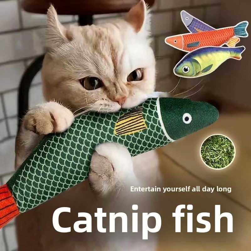 لعبة قطط جديدة: سمكة النعناع ا - مراجعة Catnip Toys وسعره