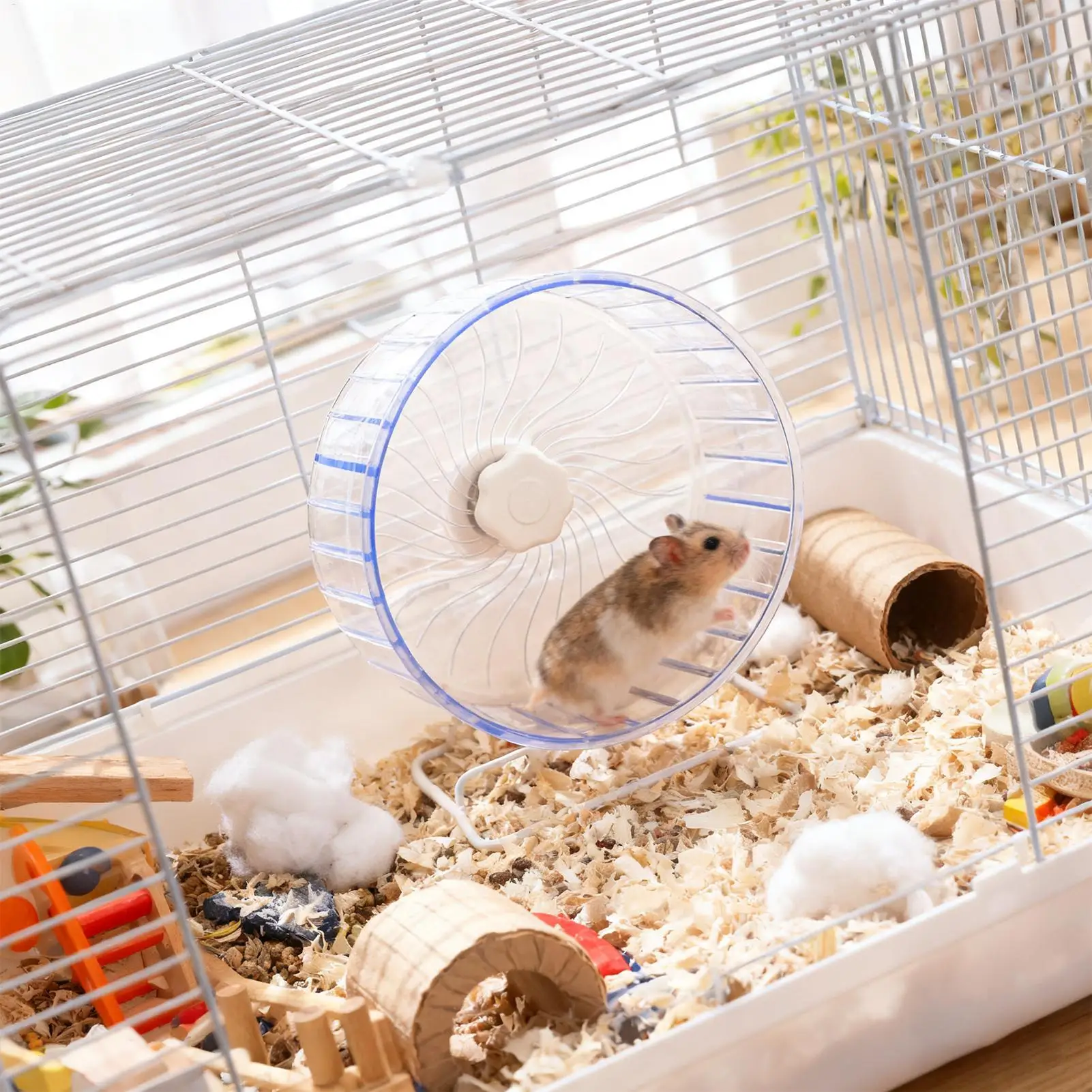 عجلة جري للهامستر ذات محملين م - مراجعة Hamster Cage Wheel وسعره