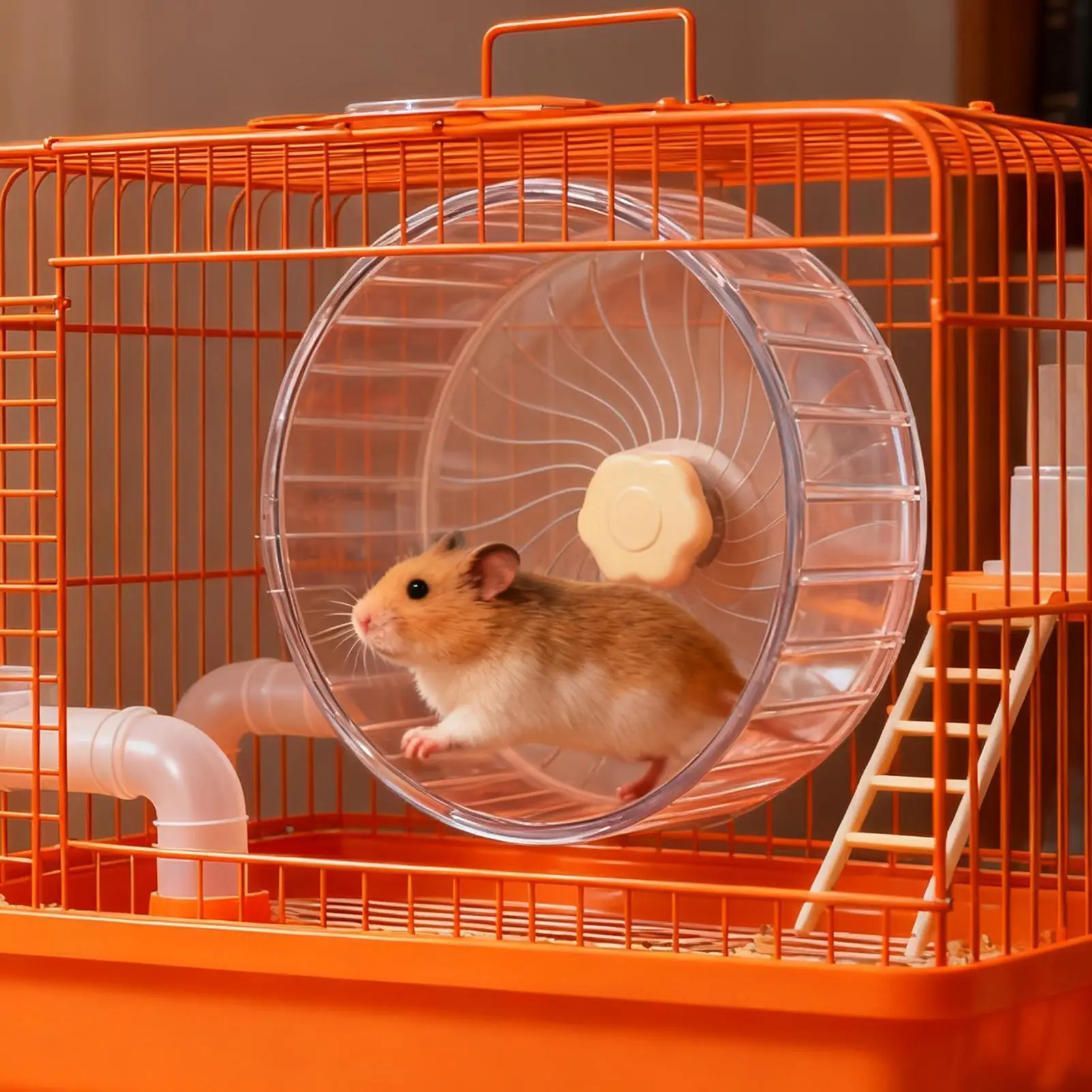 عجلة جري للهامستر ذات محملين م - مراجعة Hamster Cage Wheel وسعره