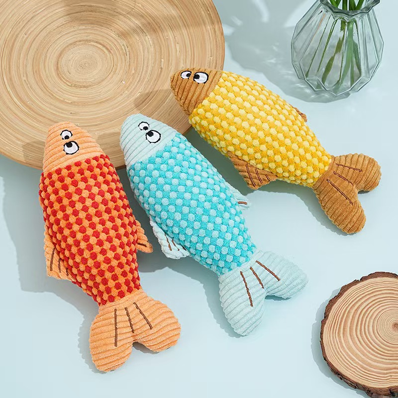 لعبة سمكة محشوة بالنعناع البري - مراجعة Catnip Toys وسعره