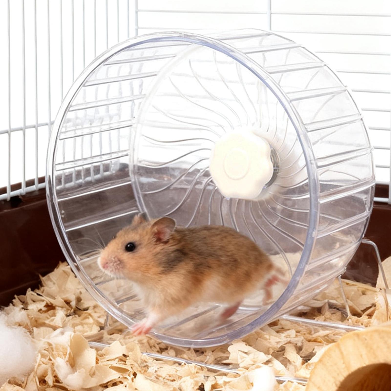عجلة هامستر صامتة بمحامل مزدوج - مراجعة Hamster Cage Wheel وسعره