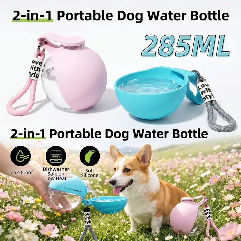 زجاجة ماء للكلاب محمولة للسفر  - مراجعة Pet Supplies Dropshipping وسعره