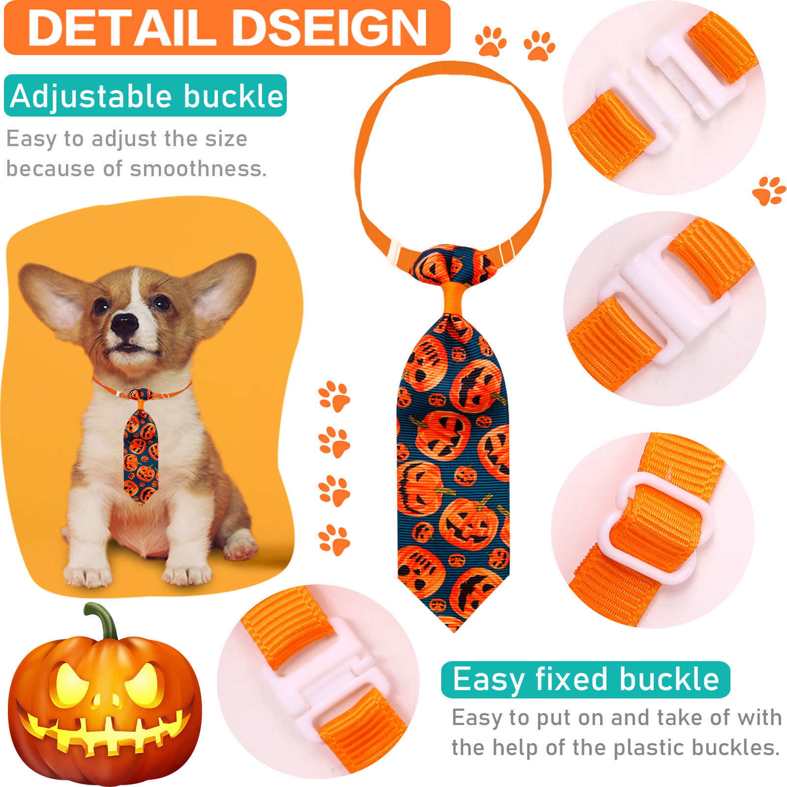 50/100 قطعة هالوين الكلب الاست - مراجعة Pet Supplies Co وسعره
