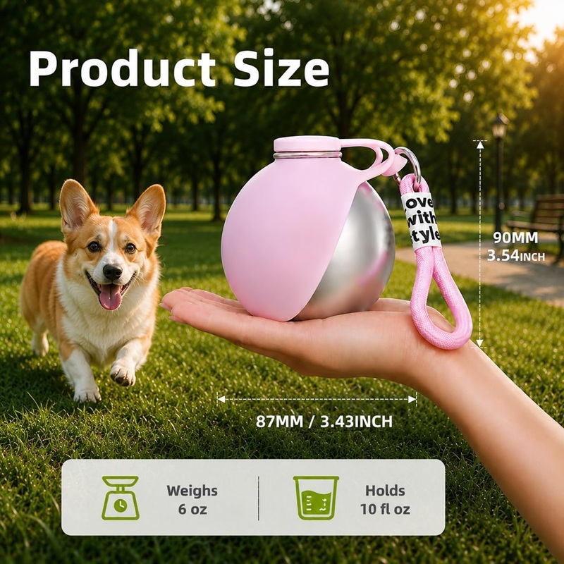 زجاجة ماء للكلاب من الفولاذ ال - مراجعة Pet Supplies Co وسعره