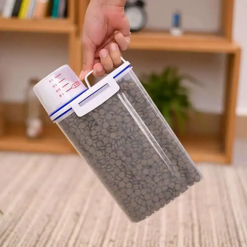 وعاء قياس سعة 2 كجم لتخزين الط - مراجعة Pet Supplies In Store وسعره