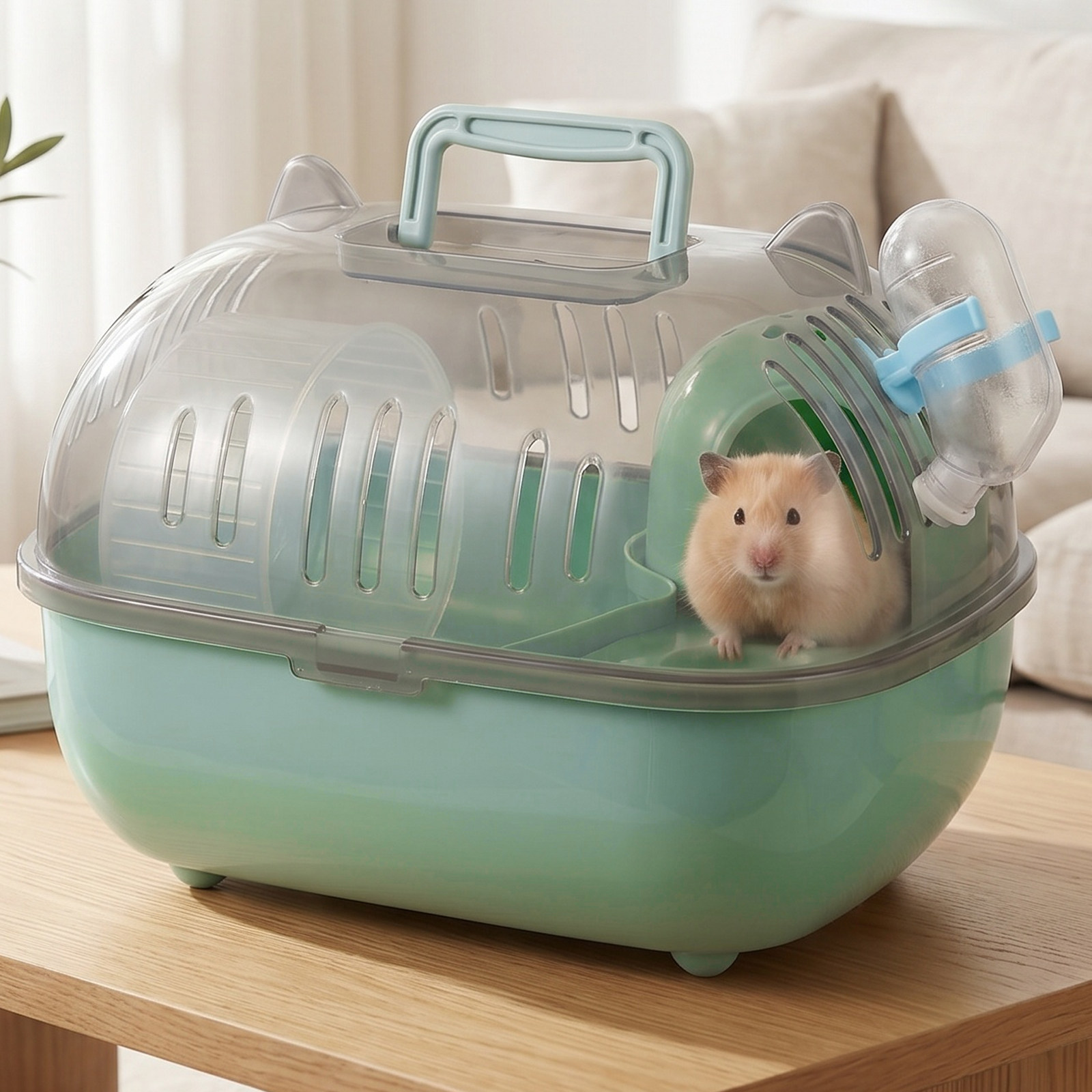حقيبة سفر بعجلات للأرانب، قفص  - مراجعة Hamster Cage Wheel وسعره