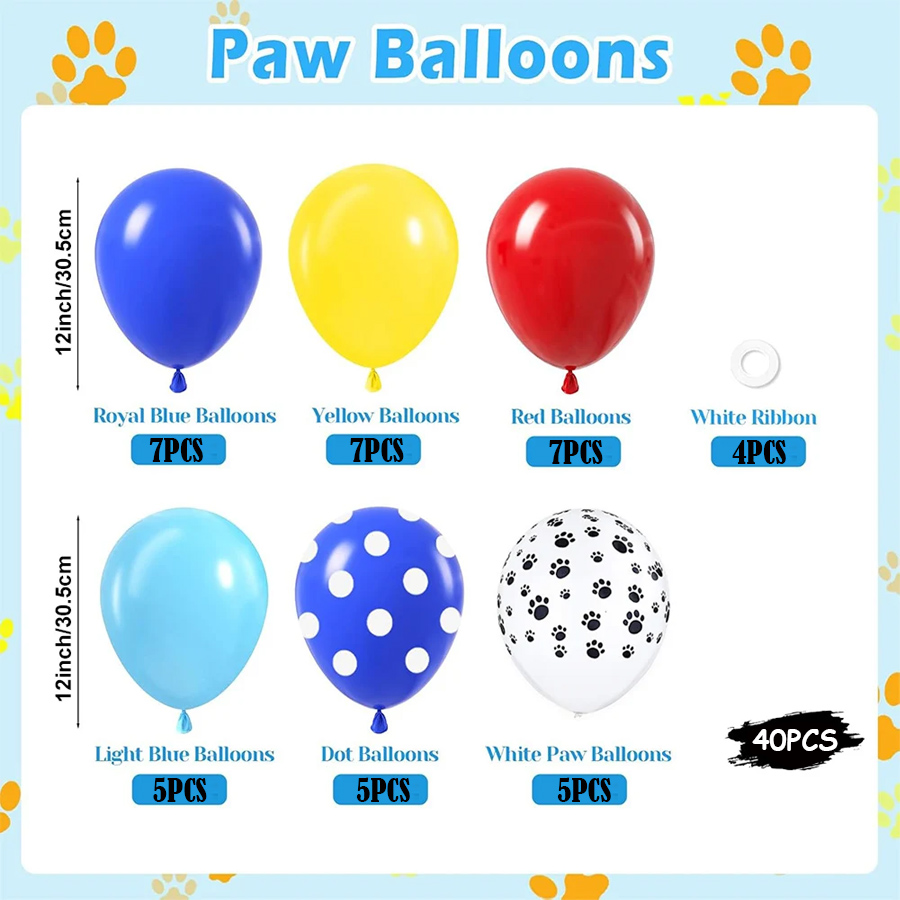 مجموعة من 40 بالونًا من اللاتك - مراجعة Pet Supplies Warehouse وسعره