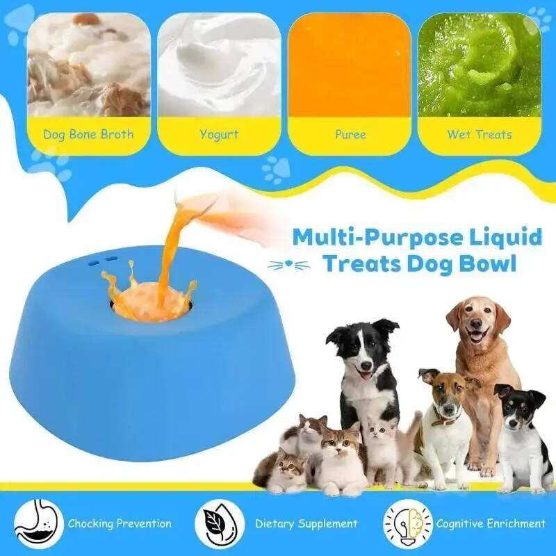 وعاء لعق للكلاب مع كرة تفاعلية - مراجعة Pet Supplies Co وسعره